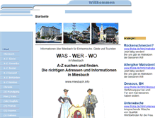 Tablet Screenshot of miesbach.info